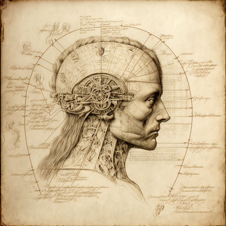 Fictional internals of a brain.